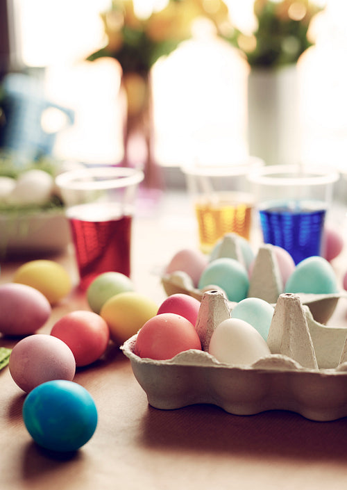 Dyeing eggs brings you back to the childhood