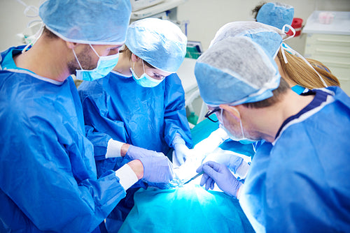 Difficult operation of busy surgeons