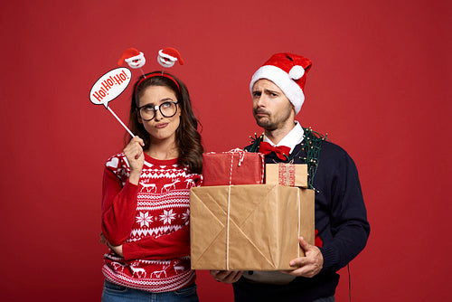 Couple worried about Christmas present preparations
