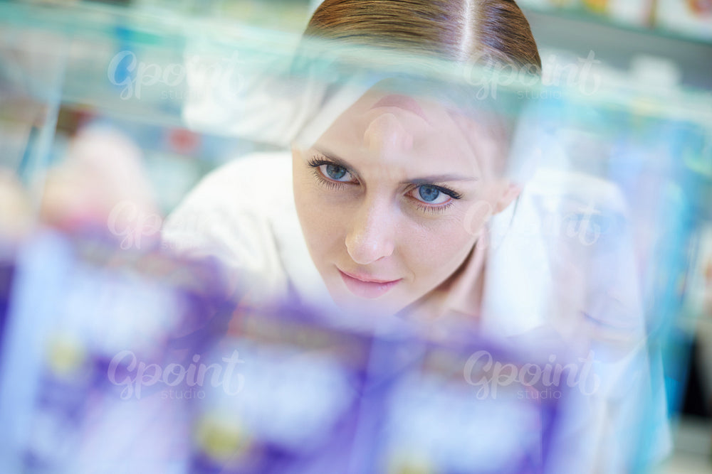 Headshot of attractive female pharmacist