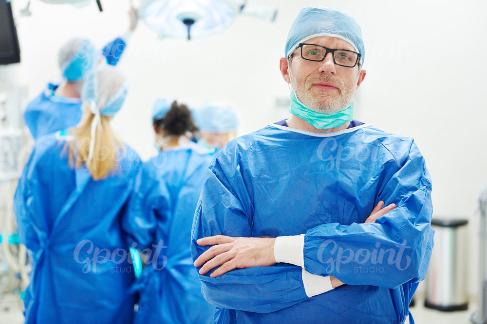 Portrait of doctor at operating room