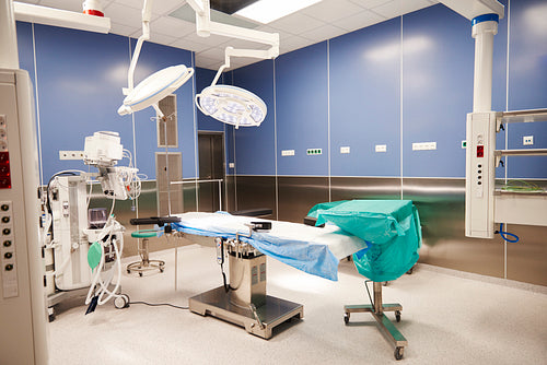 Shot of the operating room